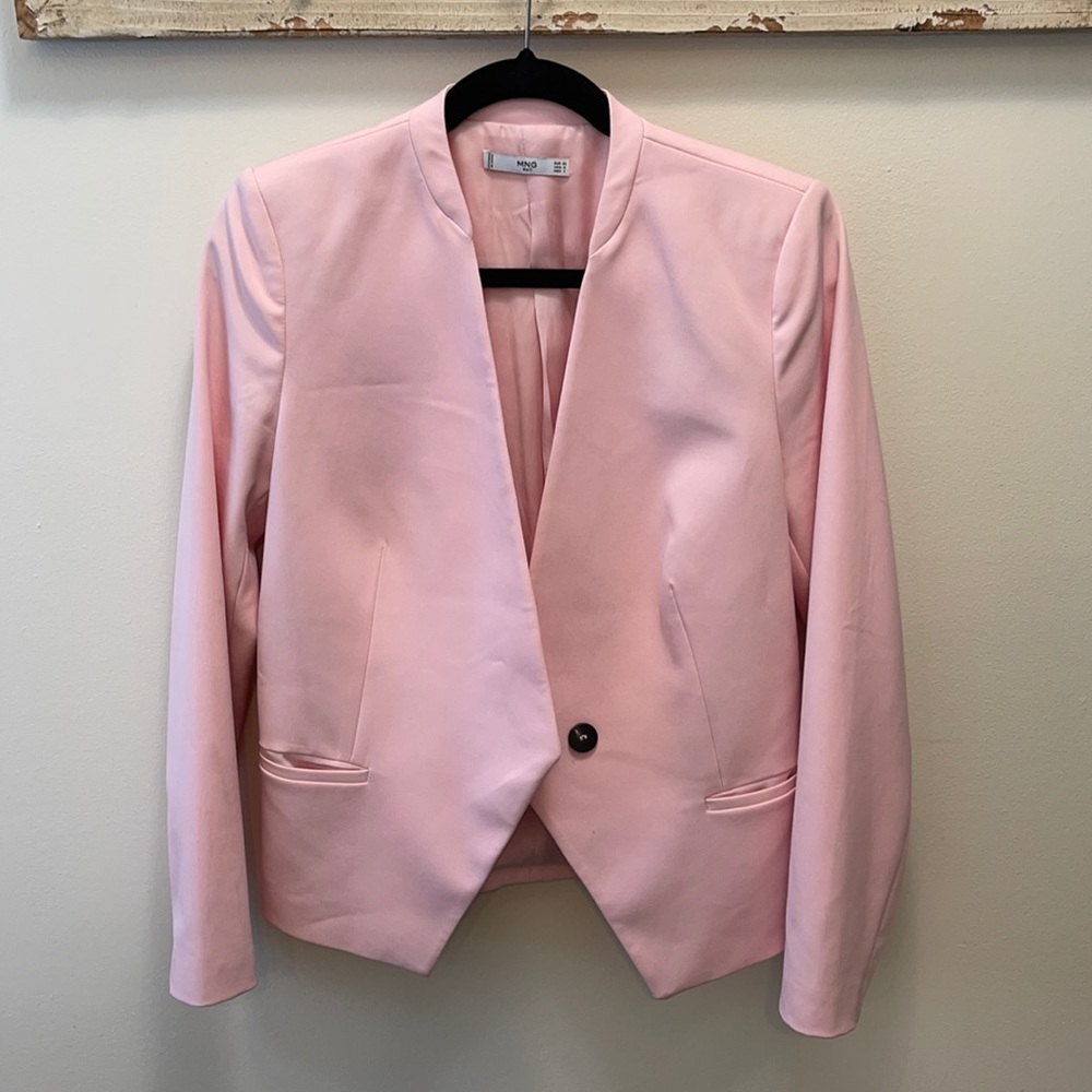 Mango light pink blazer